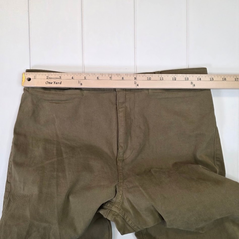 Madewell Emmet Olive Green Wide Leg Trousers - Picture 8 of 11